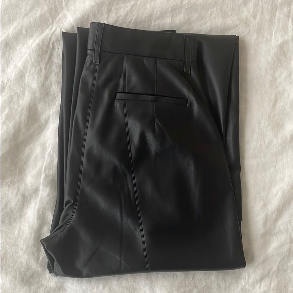 NANUSHKA LEATHER TROUSERS